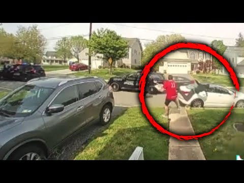 Hero Pizza Delivery Man Trips Suspect Fleeing From Cops