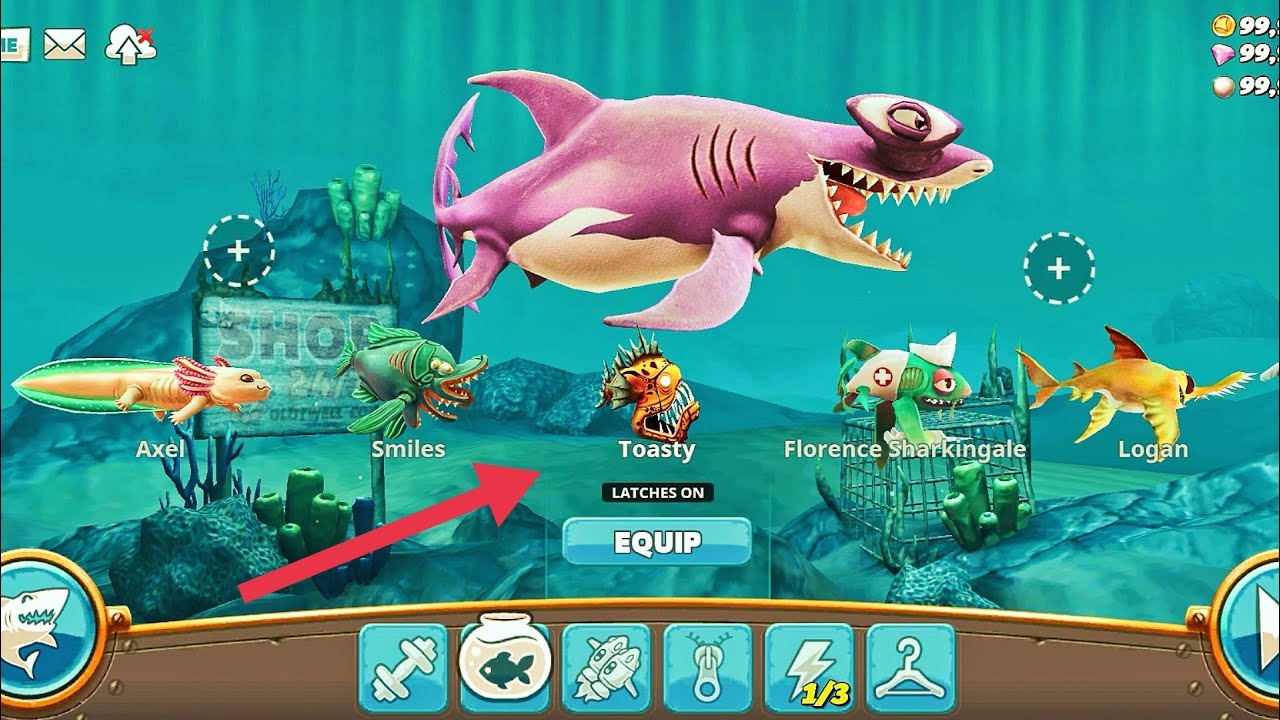 HUNGRY SHARK WORLD | ( Smooth Hammerhead ) GW TeeV