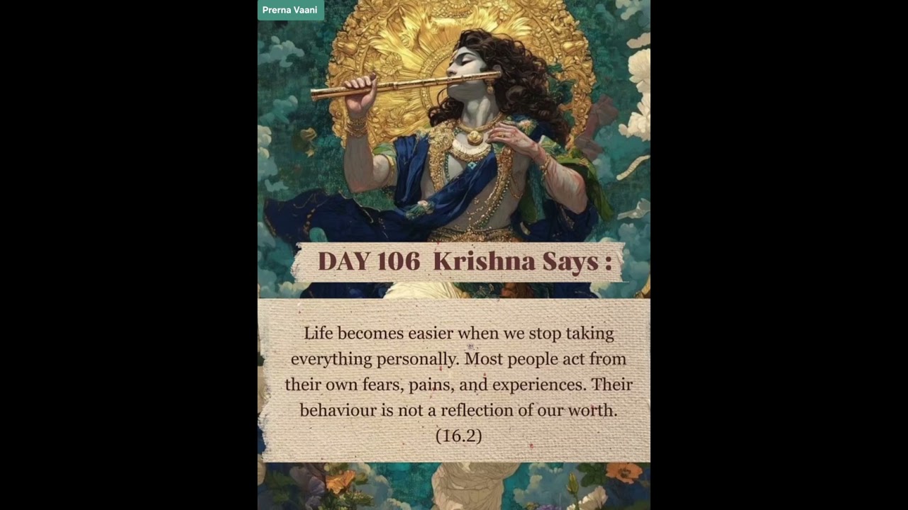 “Stop Taking It Personally — Krishna Explains Why 🌿✨”