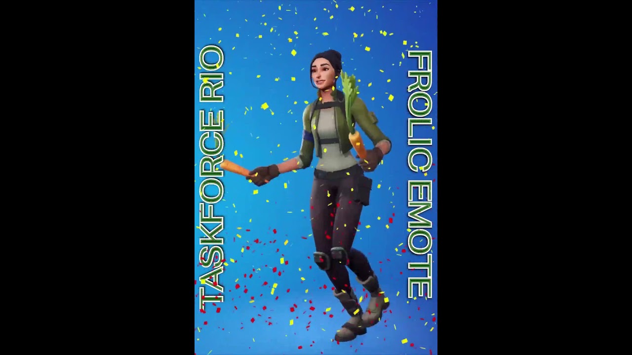 FORTNITE TASKFORCE RIO OUTFIT FROLIC EMOTE