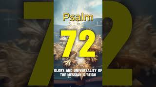 Psalm 72 - Glory And Universality Of The Messiahs Reign With Words - Kjv