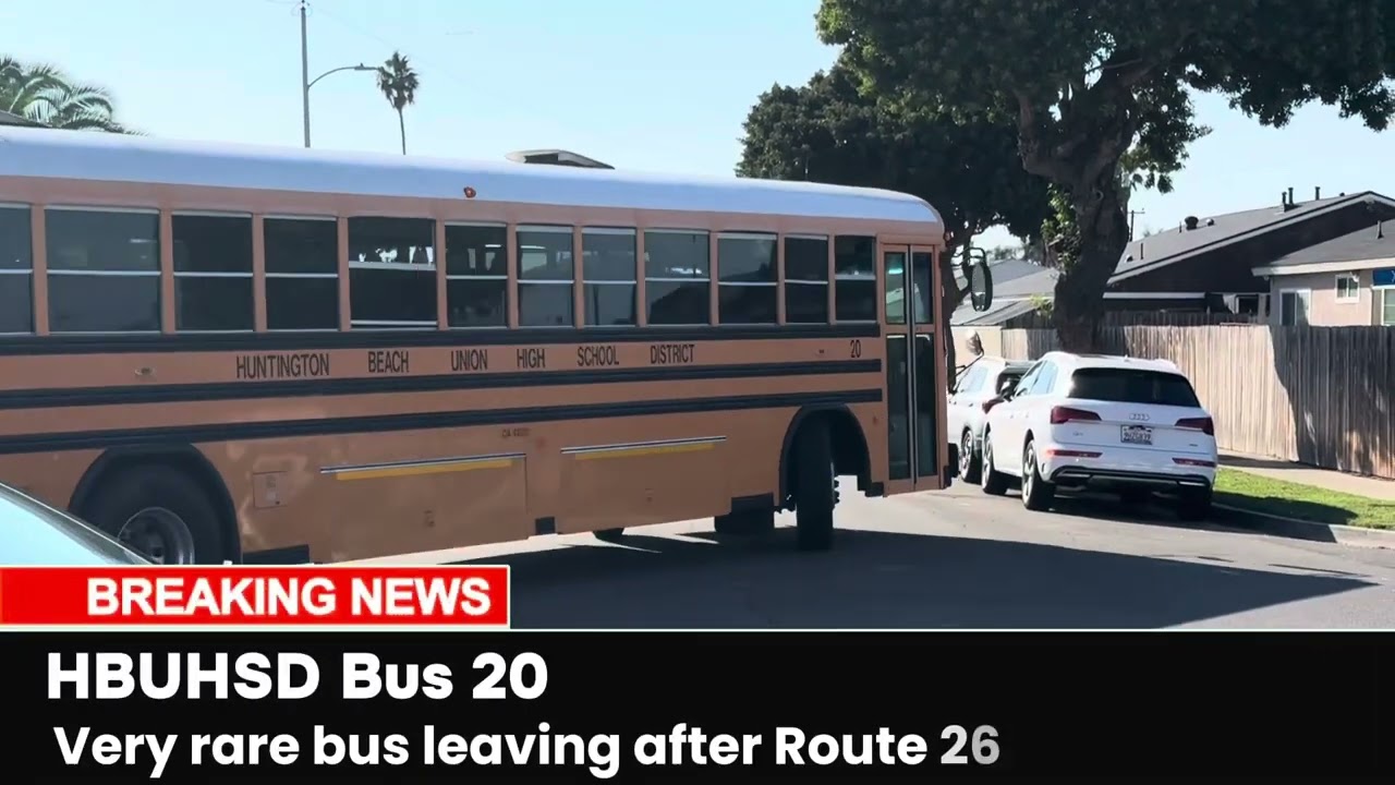 Breaking news but Hbuhsd bus 20!