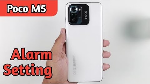 How To Set Alarm In Poco M5, Alarm Setting In Poco M5, Poco M5 Mein Alarm Kaise Set Karen,