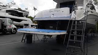 ECRuff  Marine-MarineMax-55 SeaRay-GHS Swim Platform Repair/Install-Fort Lauderdale
