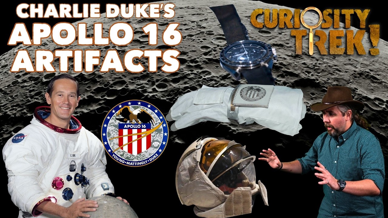 Charlie Duke's Apollo 16 Artifacts | Curiosity Trek! - YouTube