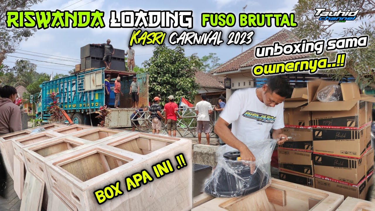 TERNYATA INI SPEAKER RISWANDA LANGSUNG DI PASANG KE BOX BARU KARNAVAL ...