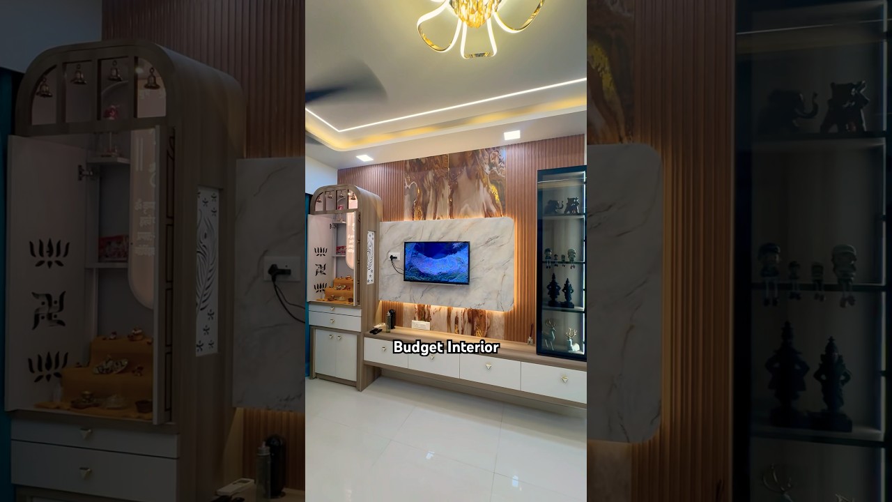 Living Room | 1BHK Interior Design  