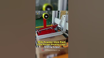 Milk Powder Stick Pack Case Packer Packing Line ⑧Sealing Output
