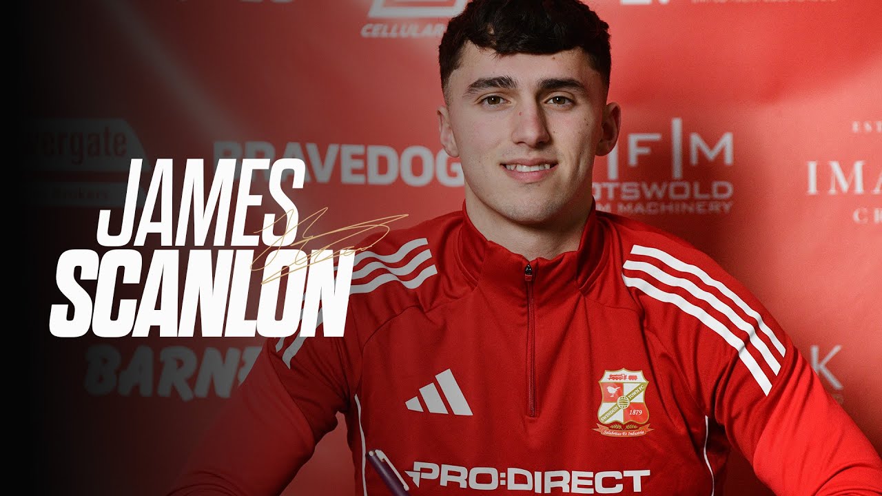 James Scanlon's first interview as a Swindon Town player