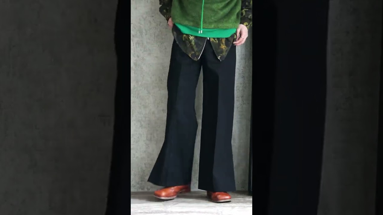 MASU(エムエーエスユー) 22SS COTTON WIDE TROUSERS 着用動画 