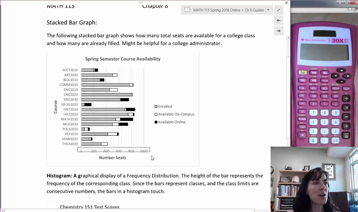8.2 Graphical Displays: Stacked Bar Graph p15 - YouTube