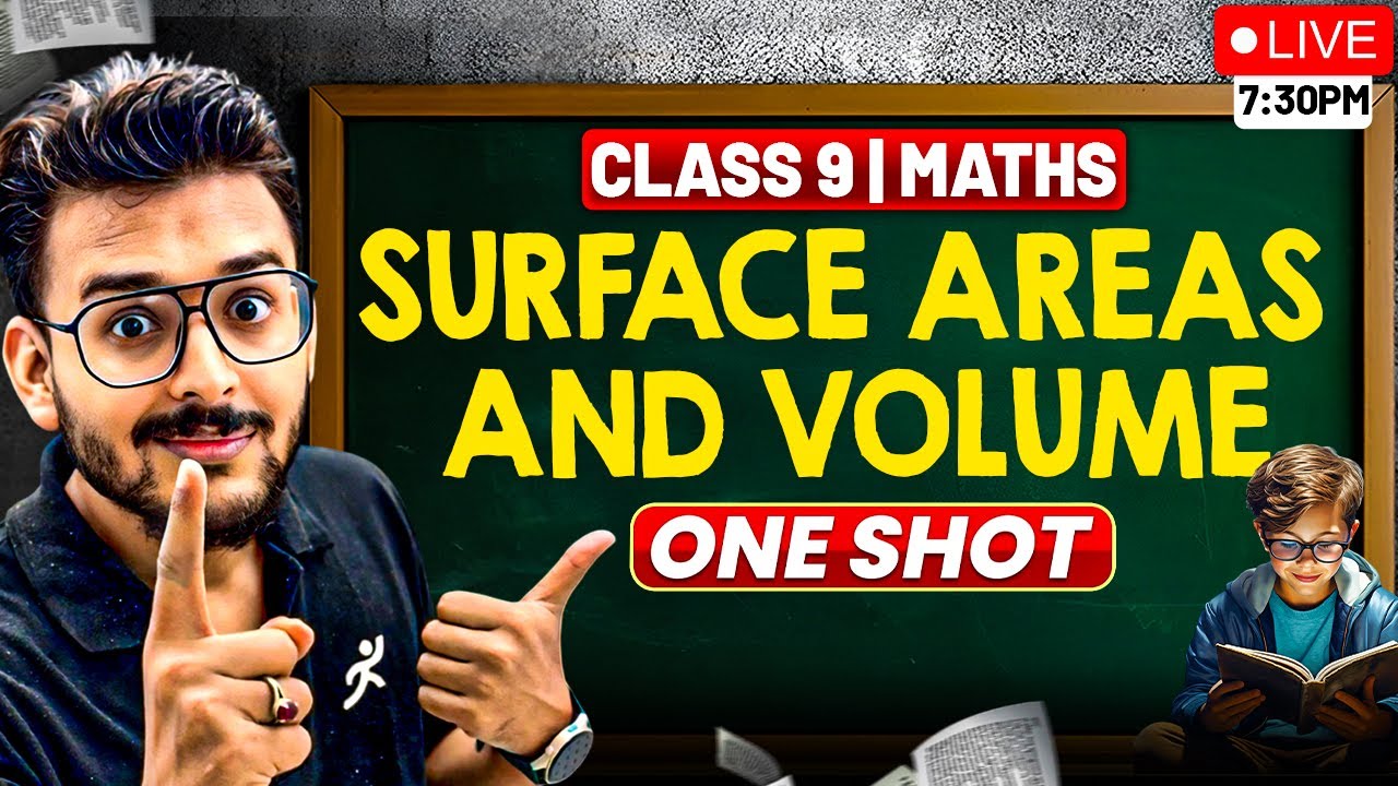 Surface Areas & Volumes Class 9 Maths | One Shot | CBSE 2025–26 | Pranav Sir