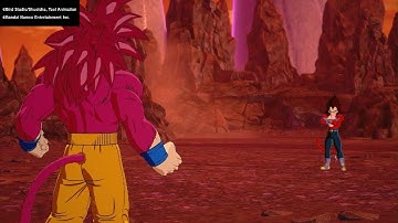 DRAGON BALL: Sparking! ZERO Ssj4 goku daima vs ssj4 vegeta