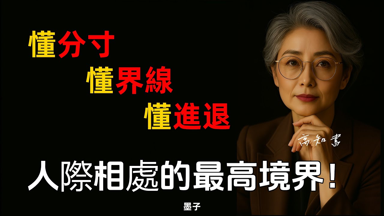懂分寸，不逾矩：人際相處的最高境界! |人際相處 |高情商溝通 |人性洞察 |人際智慧