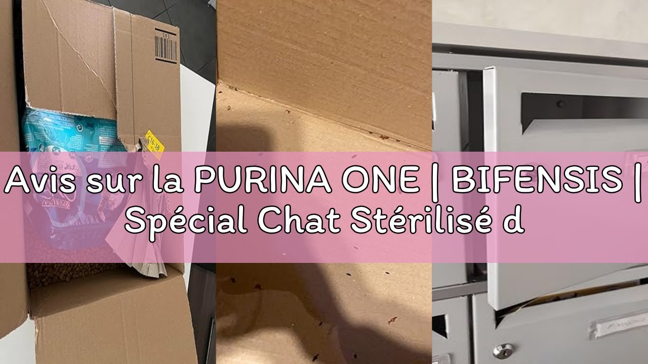 Avis sur la PURINA ONE | BIFENSIS | Spécial Chat Stérilisé d'Intérieur | Croquettes | Aide à contrôl