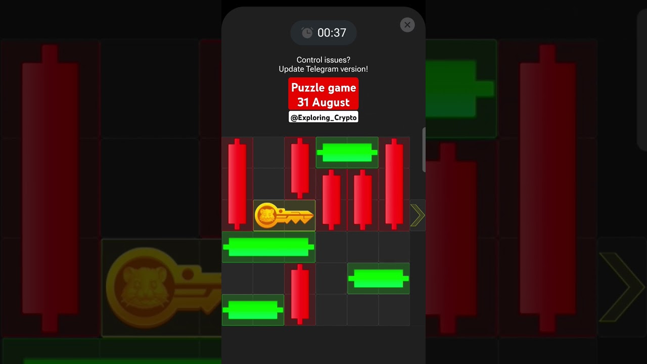 Hamster Combat minigames | Puzzle game | 31 August