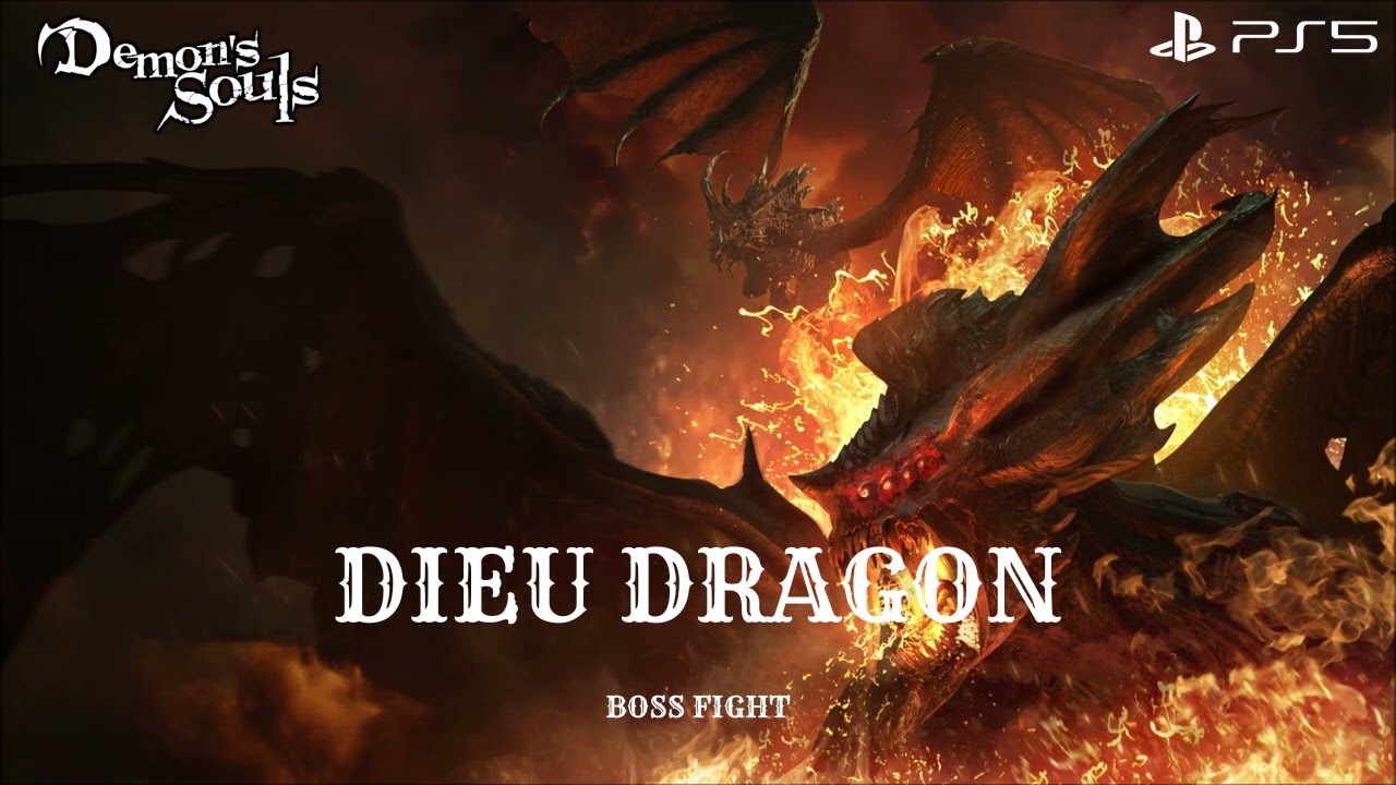 Demon's Souls Remake - Dieu Dragon / Boss Fight - PS5