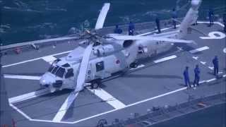 海上自衛隊in来島海峡 2015盛夏 護衛艦さみだれ with SH60K