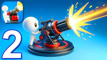 Base Defense - Gameplay Walkthrough Part 2 -  Defend Fortress, Survive Attacks (iOS,Android)