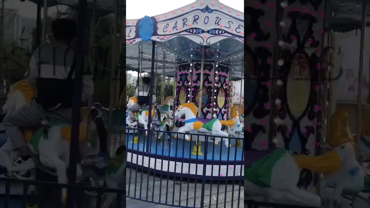 4800$ used outdoor playground equipment carousel horse rides for sale