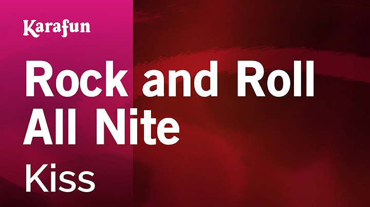 Rock and Roll All Nite Karaoke version - Karaoke performance video thumbnail