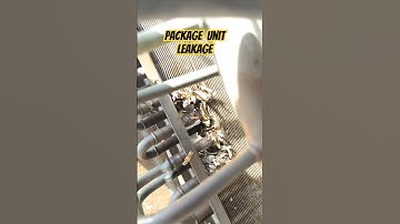 How to fix a leaking ac coil| #hvac #airconditioner #shorts