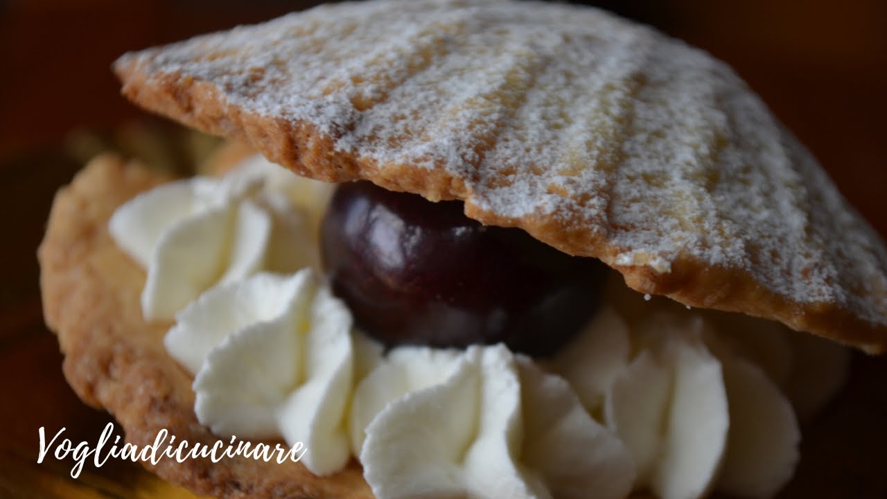 Conchiglie di pasta frolla