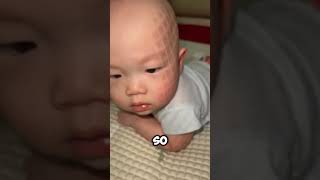 This baby looked completely different after a nap 😂 #shorts