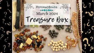 EXPLORING THE MARCH Treasure Box from Potomac Beads | Earthen Serenity