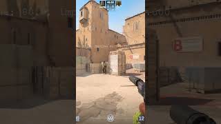 DUST2 GOD FLASH B-SITE #shorts #cs2