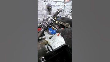 powerful fixation of the CV joint boot clamp using a specialized tool #shorts