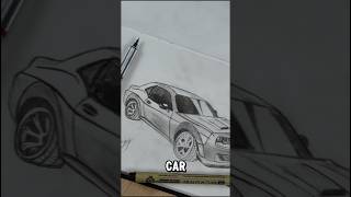 How I draw an Challenger #art #artwork #drawing #tutorial #howto #artist #challenge #car #automobile
