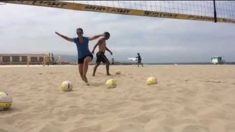 How to Spike a Volleyball |  Advanced Footwork Drills for Beach Volleyball