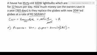 Power and Energy example 3