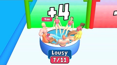 MAX LEVEL in Hottub Run! Gameplay Android,ios (Levels 17-18)