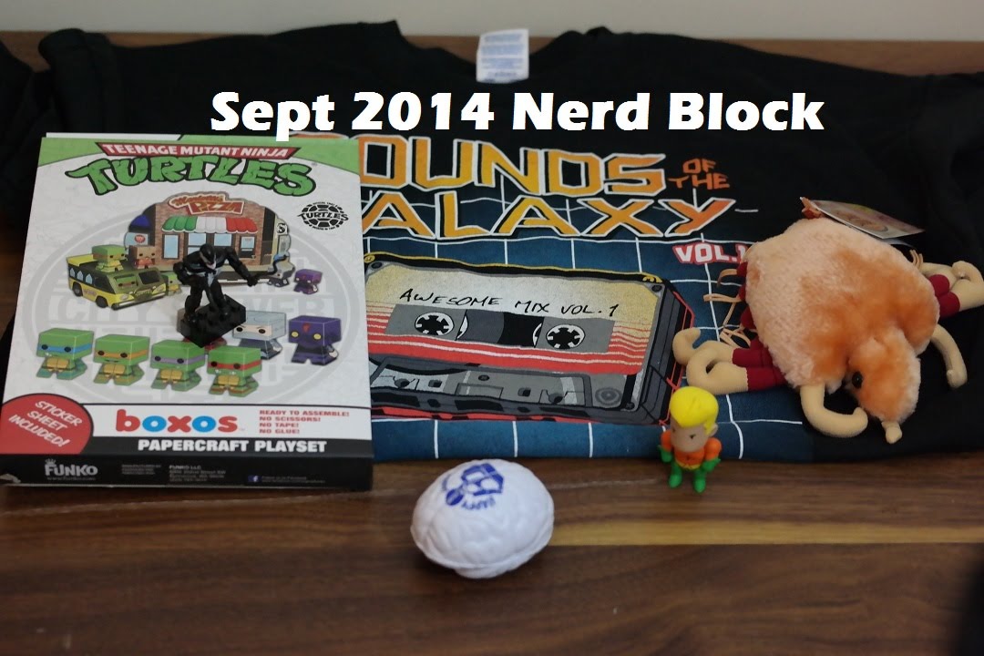 Sept 2014 Nerd Block Unboxing