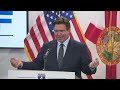 WATCH LIVE: Gov. DeSantis at FDOT in Bartow
