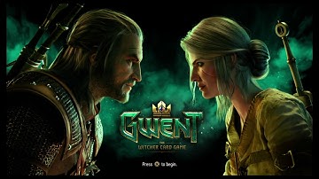 Gwent: The Witcher Card Game | PS4 | Intital Playthrough | Tutorial | Part 1 | English