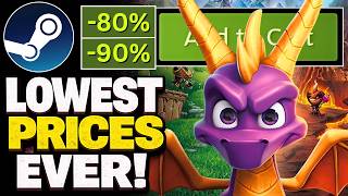Steam Just Dropped Some INSANE Game Deals! (Up to 90% off)