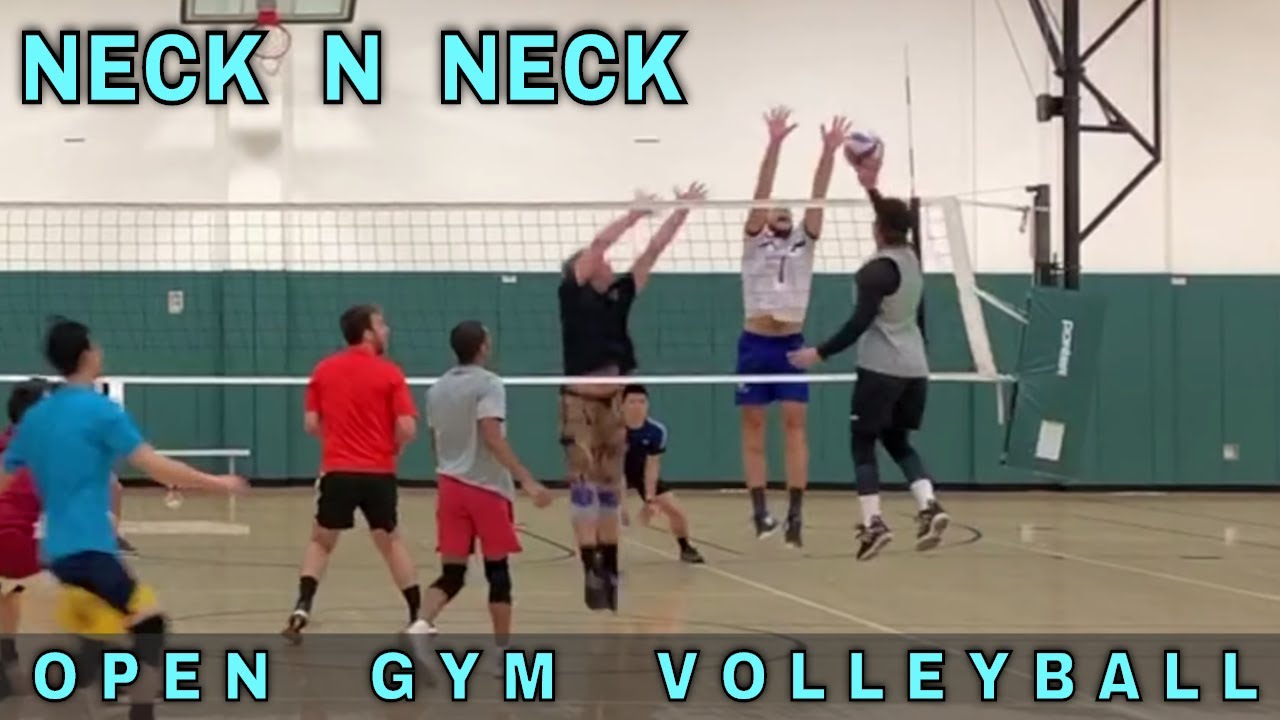 NECK N NECK Open Gym Volleyball PART 1 (2/13/20) YouTube