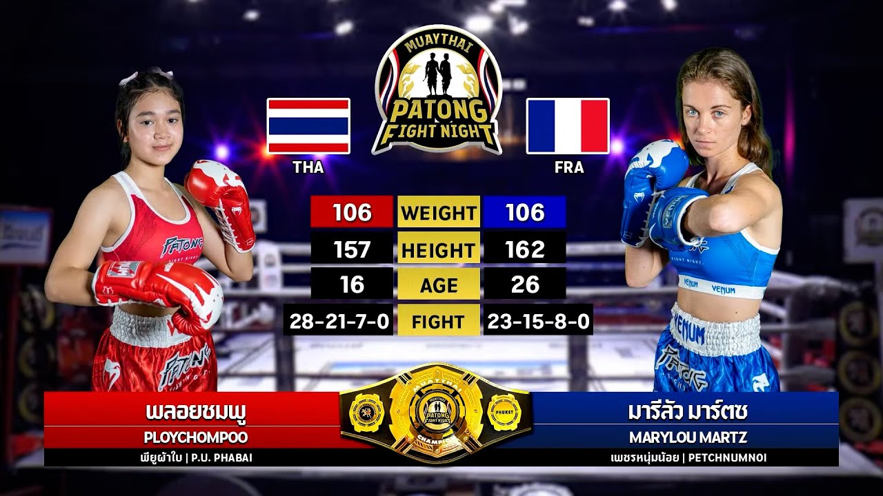 Ploychompoo PU Phabai vs Marylou Martz
