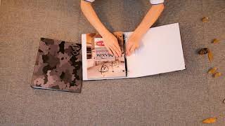 [120]Custom Printed 3 Hole Paper Ring Binder