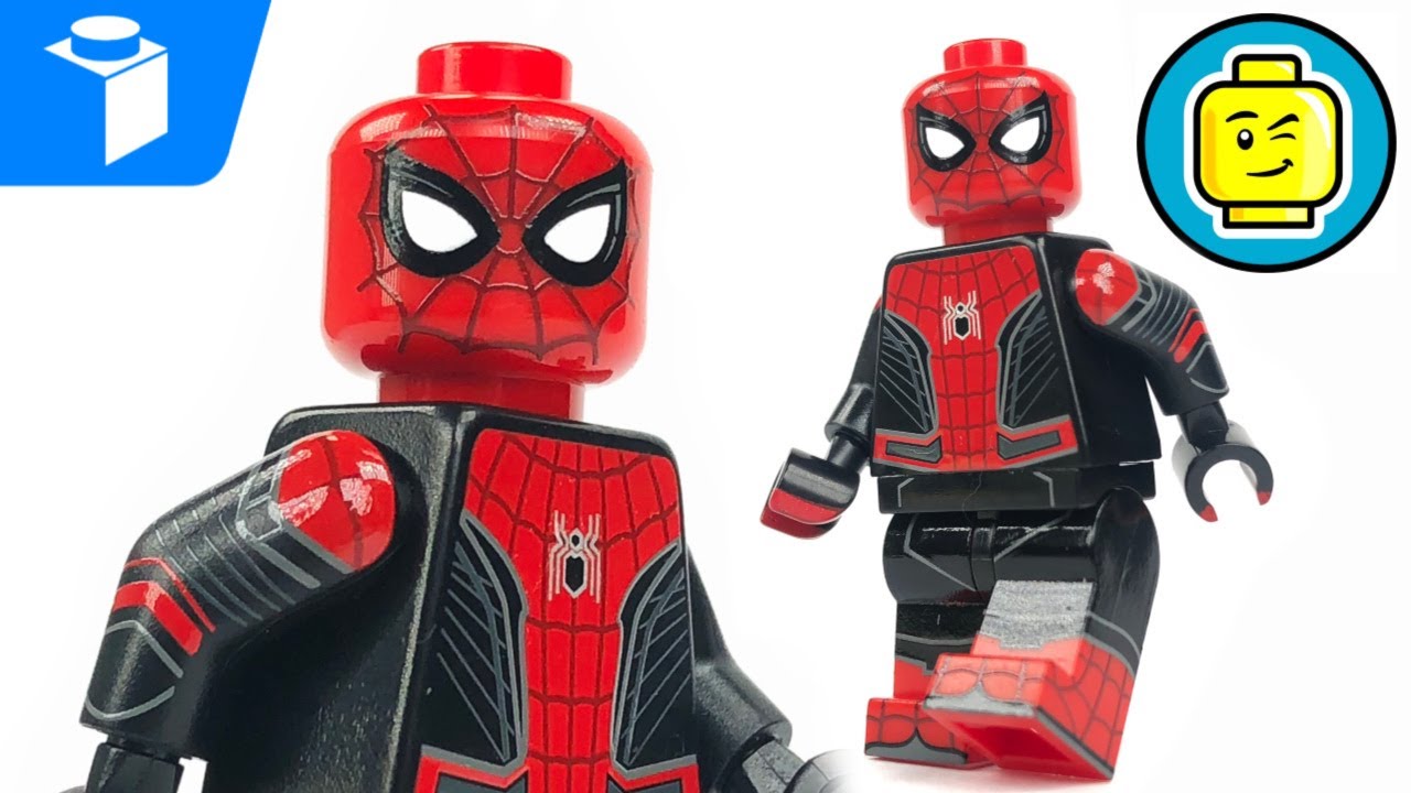 PHOENIX CUSTOMS LEGO Spider-Man Far From Home Suit Minifigure Review - YouT...