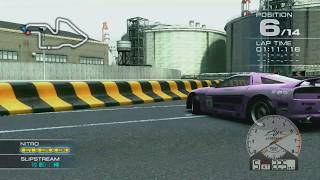 Ridge Racer 7 ARCADE Single Race at Industrial Drive with Prophetie(CATEGORY 4) [Driver's view]