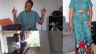 A Beautiful and Productive Day | Family Time   Sewing My Palazzo Outfit 