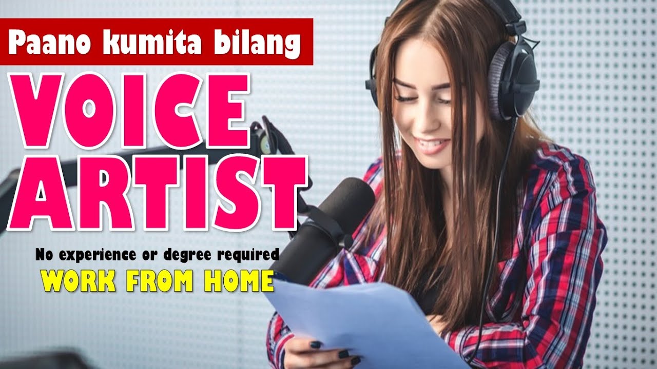 HOW TO BECOME A VOICE ARTIST ONLINE AND EARN EXTRA INCOME WORK FROM HOME YouTube