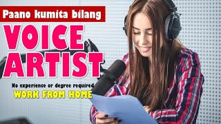 HOW TO BECOME A VOICE ARTIST ONLINE AND EARN EXTRA INCOME | WORK FROM HOME