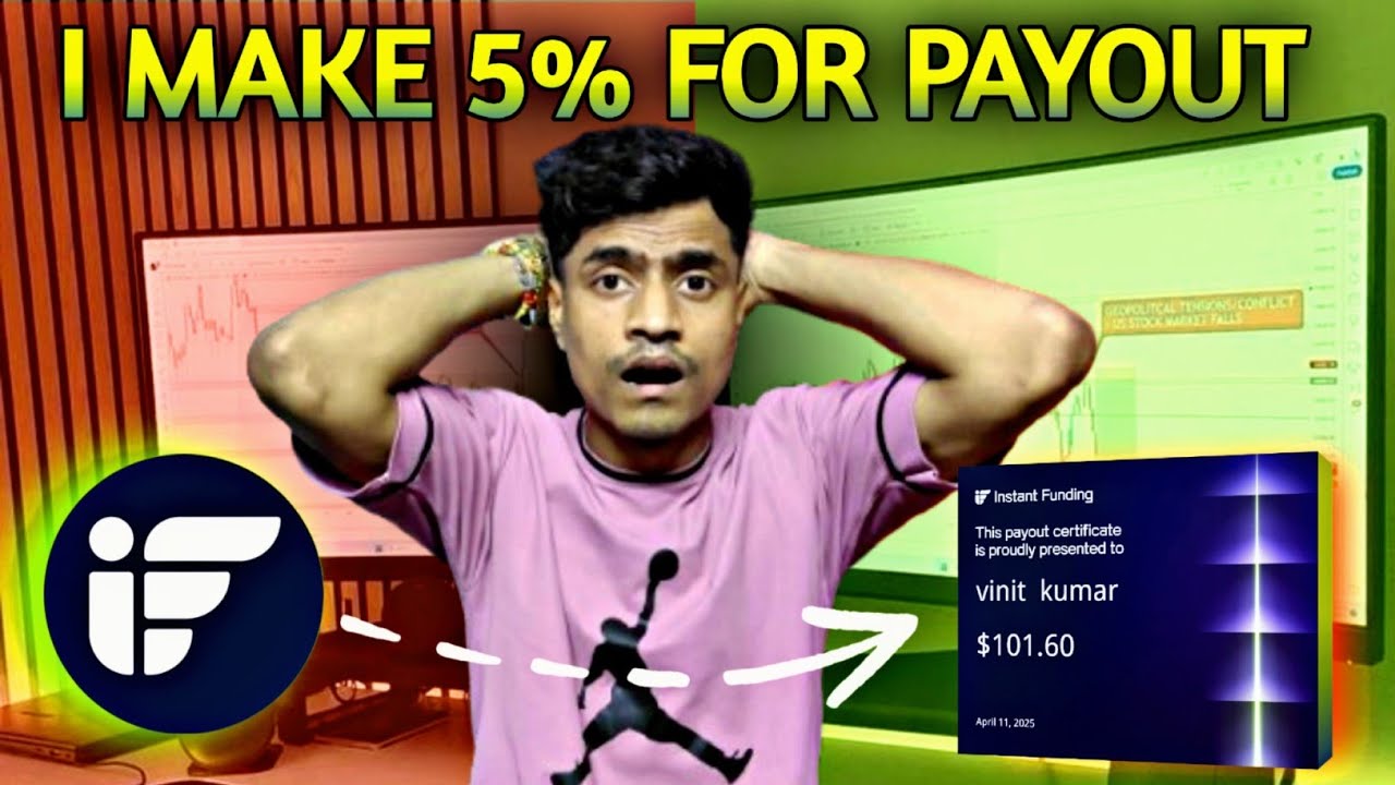 How I Made 5% To Get My First Payout | Instant Funding Prop Firm
