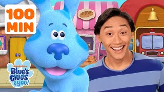 Blue And Josh Skidoo And Find Clues Around The Neighborhood 1 Hour Blues Clues You