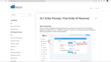 Entity Registration process on DLT platform | By MSG91